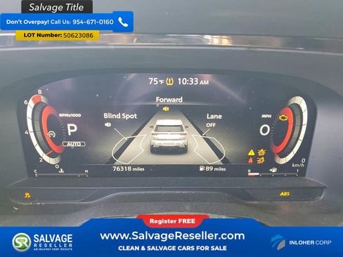 Used 2022 Nissan Pathfinder Platinum w/ Cargo Package AWD/4WD image 12
