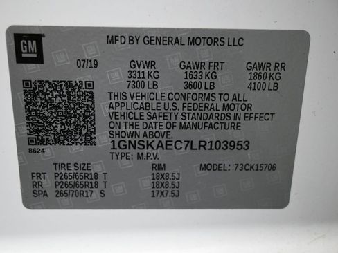 Used 2020 Chevrolet Tahoe LS w/ Skid Plate Package AWD/4WD image 10