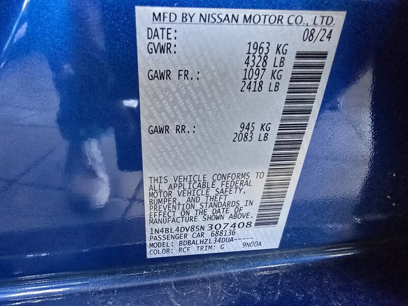 Used 2025 Nissan Altima 2.5 SV FWD image 32