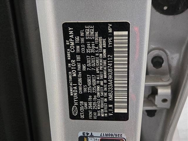 Used 2019 Hyundai Tucson Value w/ Cargo Package FWD image 22