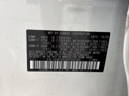 Certified 2023 Subaru Outback Premium AWD/4WD image 26