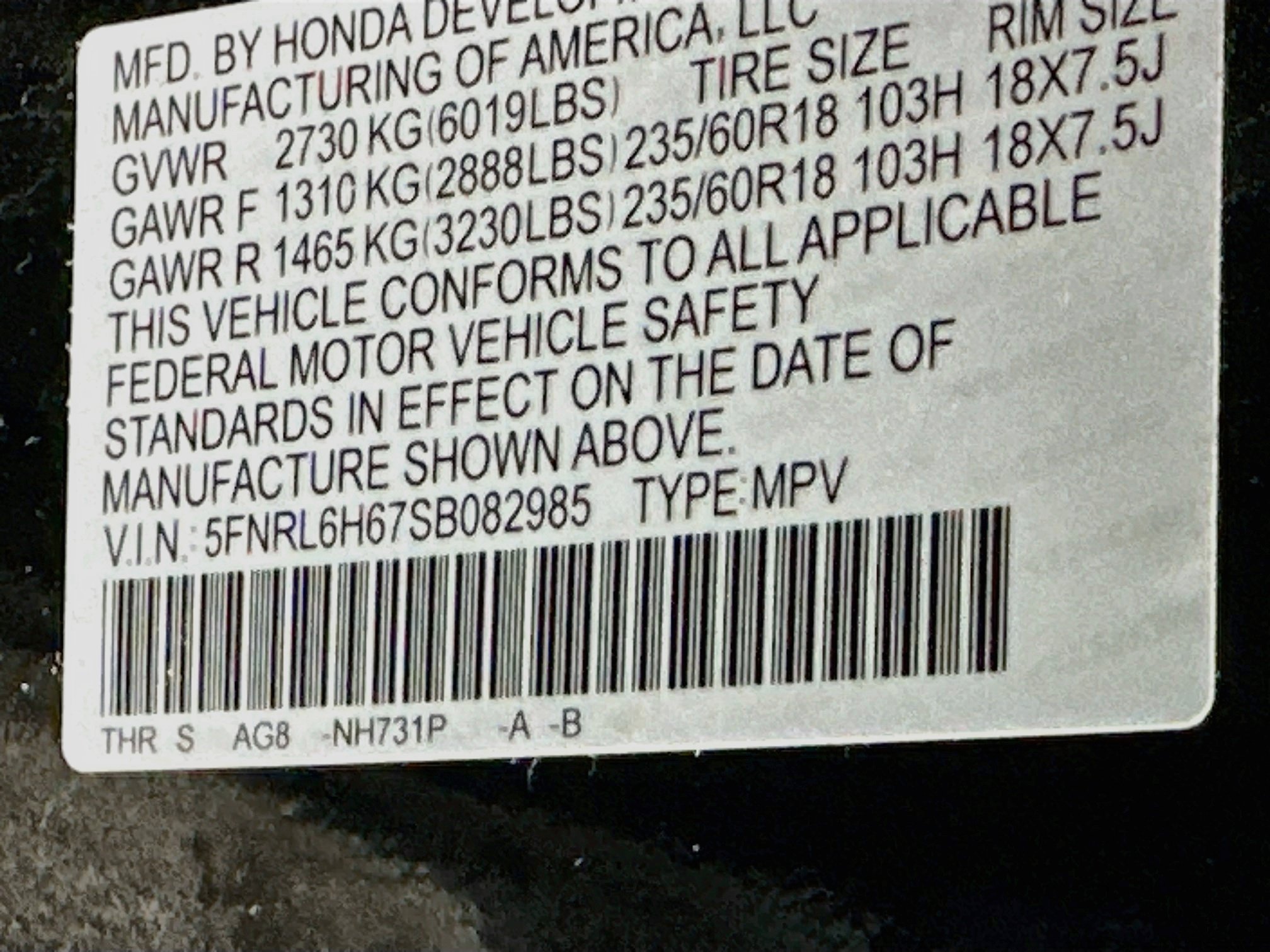 Used 2025 Honda Odyssey EX-L image 12