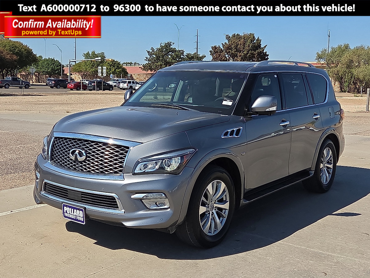 Used 2016 INFINITI QX80 2WD w/ Driver's Assistance Package image 1