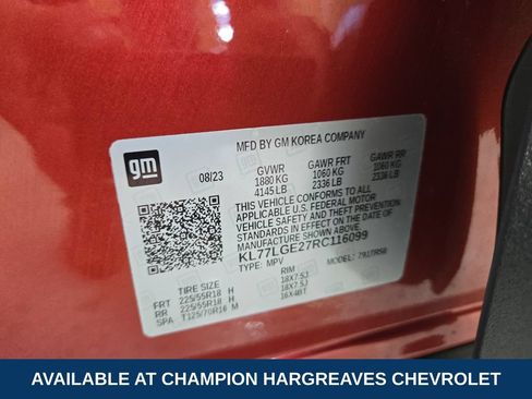 Used 2024 Chevrolet Trax RS w/ Driver Confidence Package FWD image 42