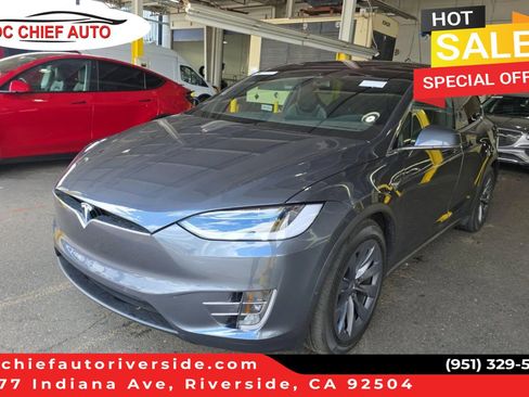 Used 2018 Tesla Model X 100D AWD/4WD image 1