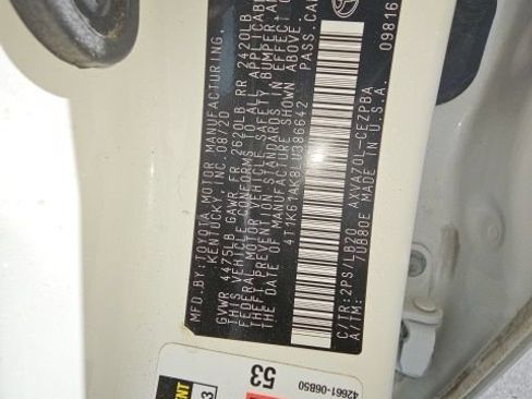 Used 2020 Toyota Camry XSE w/ Navigation Package FWD image 12