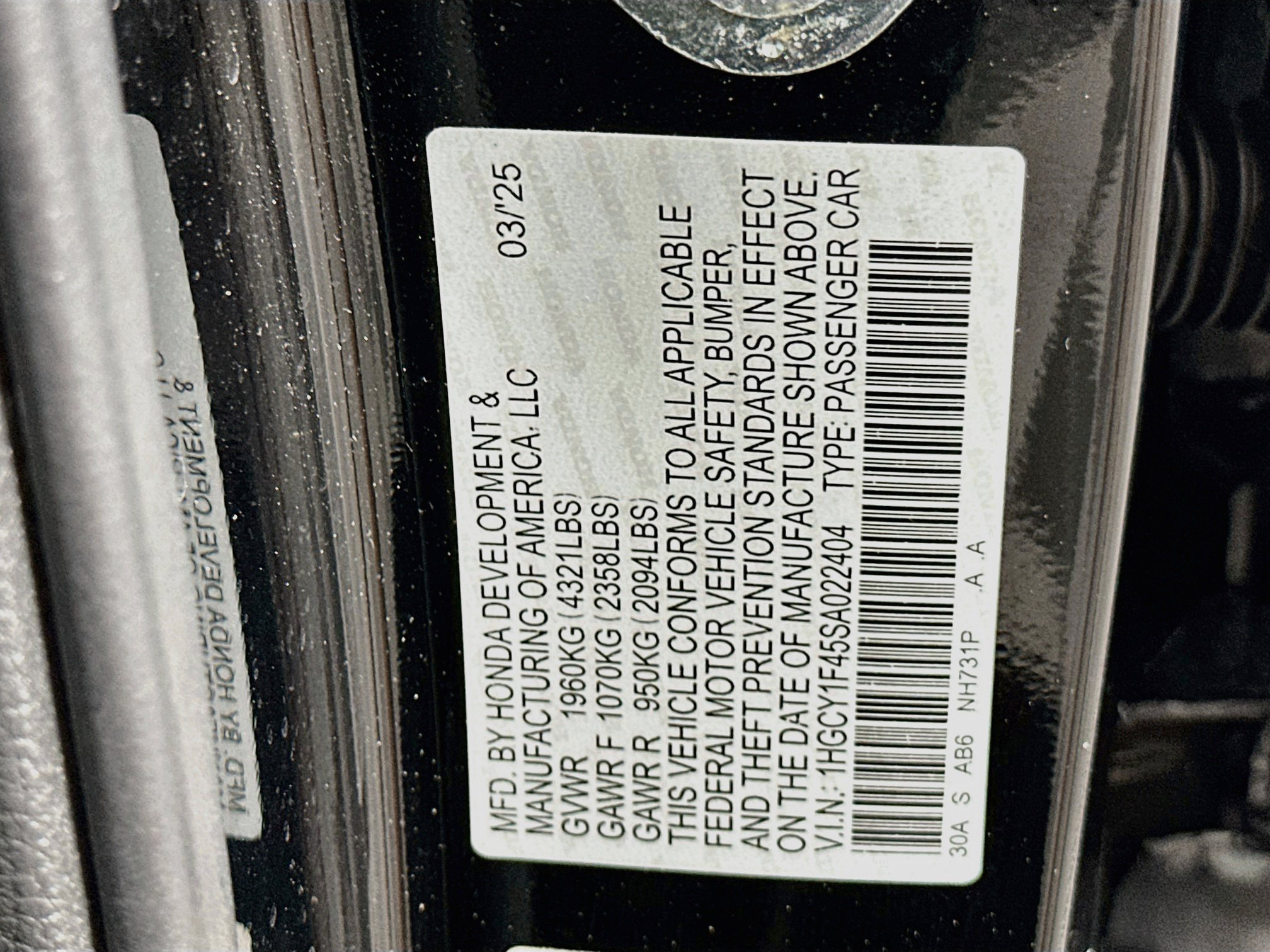 Used 2025 Honda Accord SE image 12