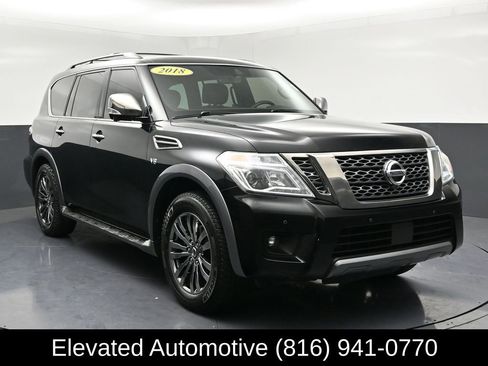 Used 2018 Nissan Armada Platinum w/ Captain Seat Package AWD/4WD image 1