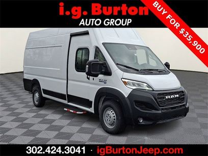 New 2024 RAM ProMaster 3500 w/ Delivery Van Package