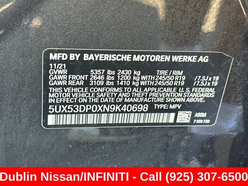 Used 2022 BMW X3 xDrive30i AWD/4WD image 58
