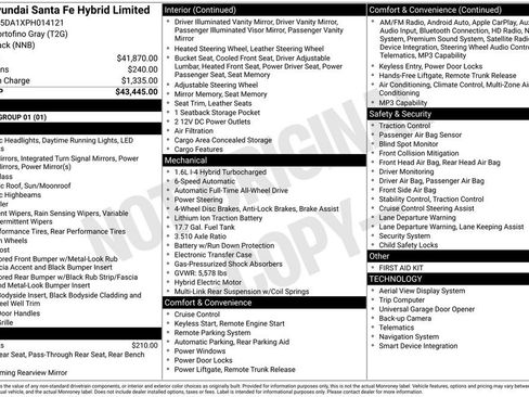 Used 2023 Hyundai Santa Fe Limited image 46