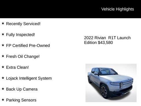 Used 2022 Rivian R1T Launch Edition image 2
