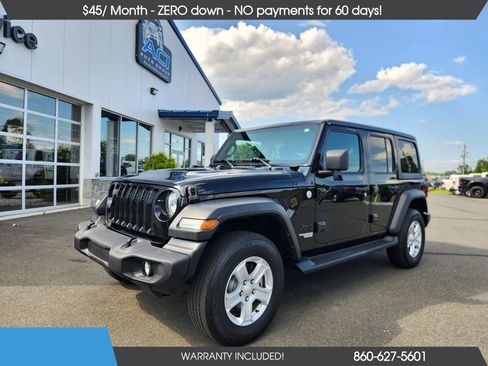 Used 2021 Jeep Wrangler Unlimited Sport image 1