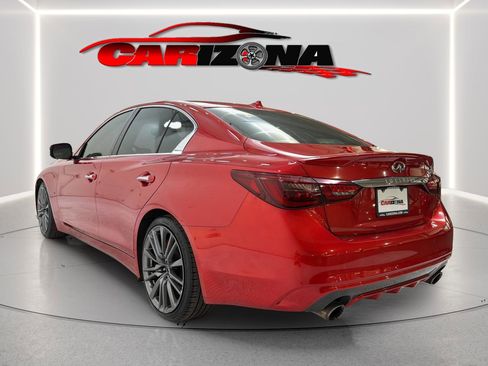 Used 2018 INFINITI Q50 Red Sport 400 w/ Proactive Package RWD image 9