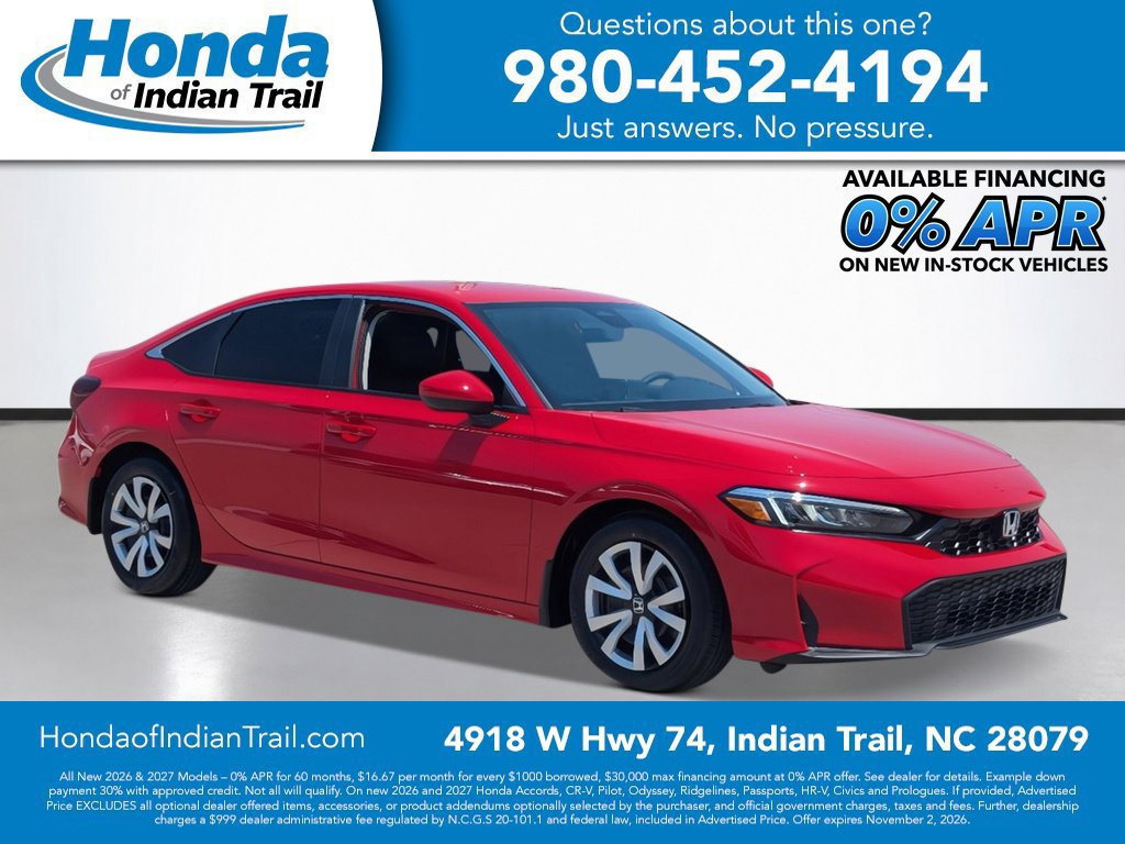 New 2026 Honda Civic LX image 1
