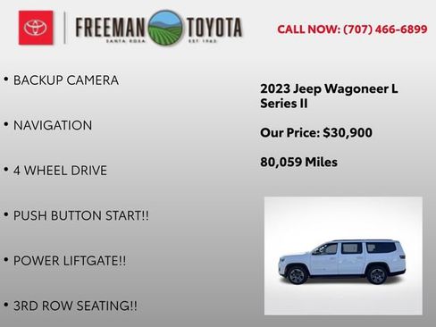 Used 2023 Jeep Wagoneer L Series II AWD/4WD image 9