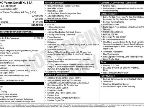 Used 2024 GMC Yukon XL Denali RWD image 45