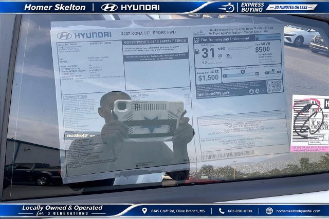 New 2027 Hyundai Kona SEL Sport FWD image 15