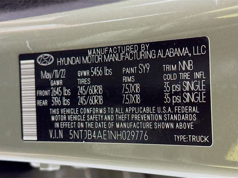 Used 2022 Hyundai Santa Cruz SEL image 73