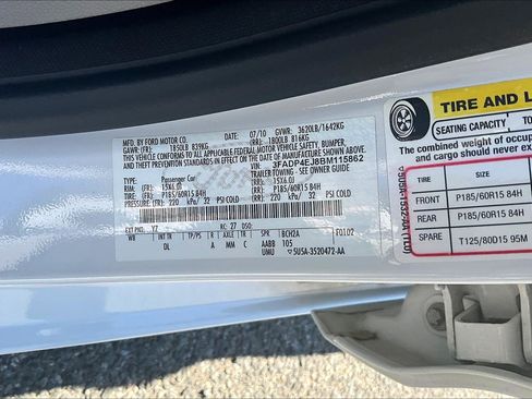 Used 2011 Ford Fiesta SE w/ 201A Rapid Spec Order Code FWD image 33