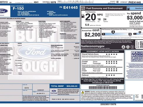 Used 2023 Ford F150 XLT w/ Equipment Group 302A High image 1