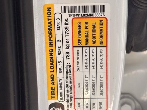 Used 2021 Ford F150 Lariat w/ Equipment Group 502A High image 39