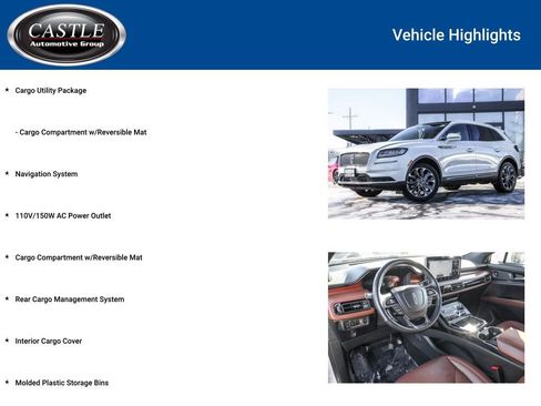 Used 2021 Lincoln Nautilus Reserve w/ Cargo Utility Package image 8