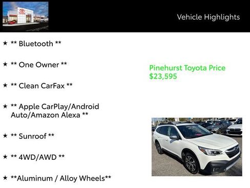 Used 2020 Subaru Outback Touring w/ Popular Package #2 image 7