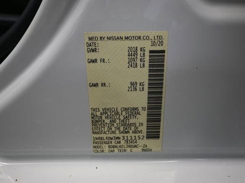 Used 2021 Nissan Altima 2.5 SV w/ SV Premium Package image 50