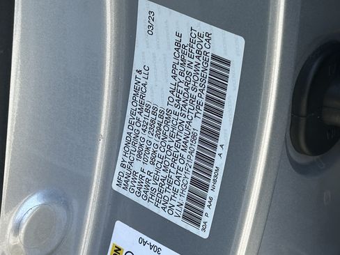 Certified 2023 Honda Accord LX image 29