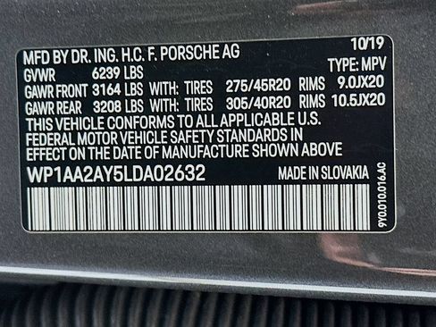 Certified 2020 Porsche Cayenne AWD/4WD image 34