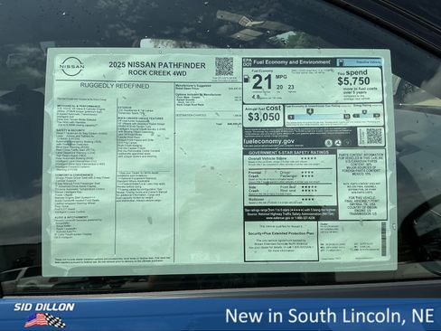 New 2025 Nissan Sentra SV w/ Trunk Package image 12