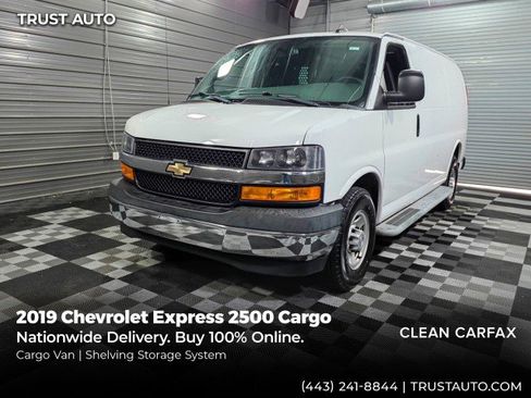 Used 2019 Chevrolet Express 2500 w/ Driver Convenience Package RWD image 1