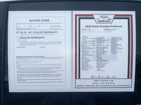 Used 2025 Buick Envision Preferred image 9