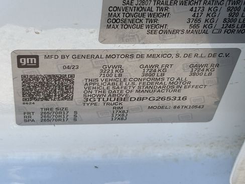 Certified 2023 GMC Sierra 1500 SLE AWD/4WD image 33