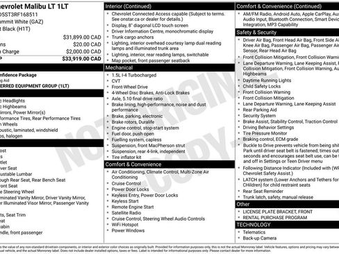 Used 2024 Chevrolet Malibu LT FWD image 34