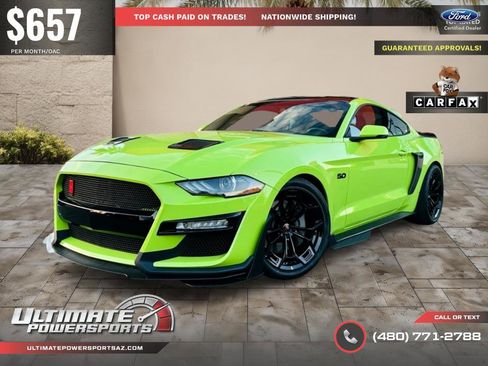 Used 2020 Ford Mustang GT Premium w/ Carbon Sport Interior Package RWD image 1