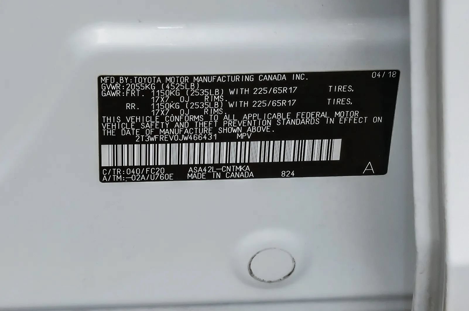 Used 2018 Toyota RAV4 XLE w/ Plus Extra Value Package FWD image 58
