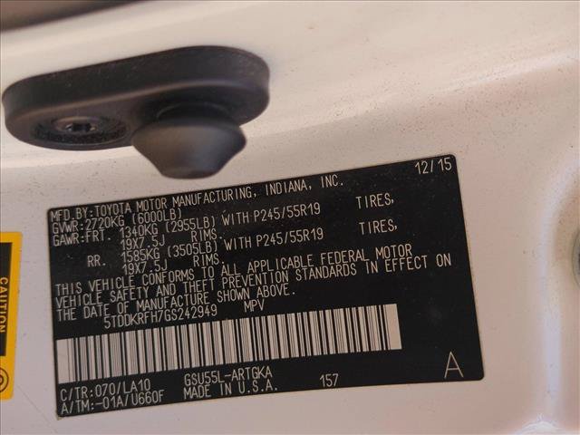 Used 2016 Toyota Highlander Limited Platinum AWD/4WD image 15