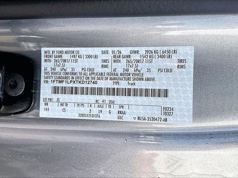 New 2026 Ford F150 XL w/ Equipment Group 103A High image 13