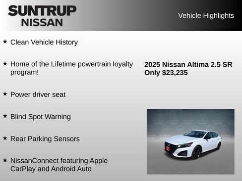 Used 2025 Nissan Altima 2.5 SR FWD image 8