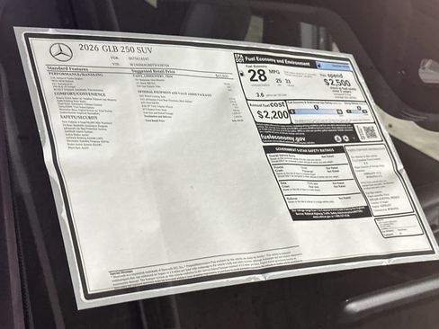 New 2026 Mercedes-Benz GLB 250 250 image 44