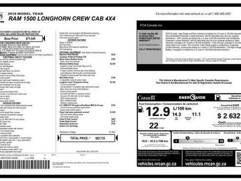 Used 2019 RAM 1500 Laramie Longhorn image 3