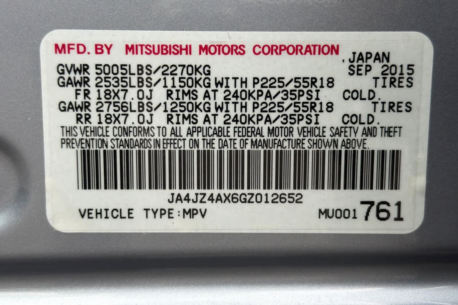 Used 2016 Mitsubishi Outlander GT AWD/4WD image 30