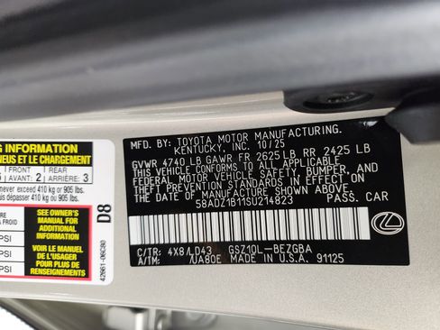 New 2025 Lexus ES 350 w/ Premium Package image 36