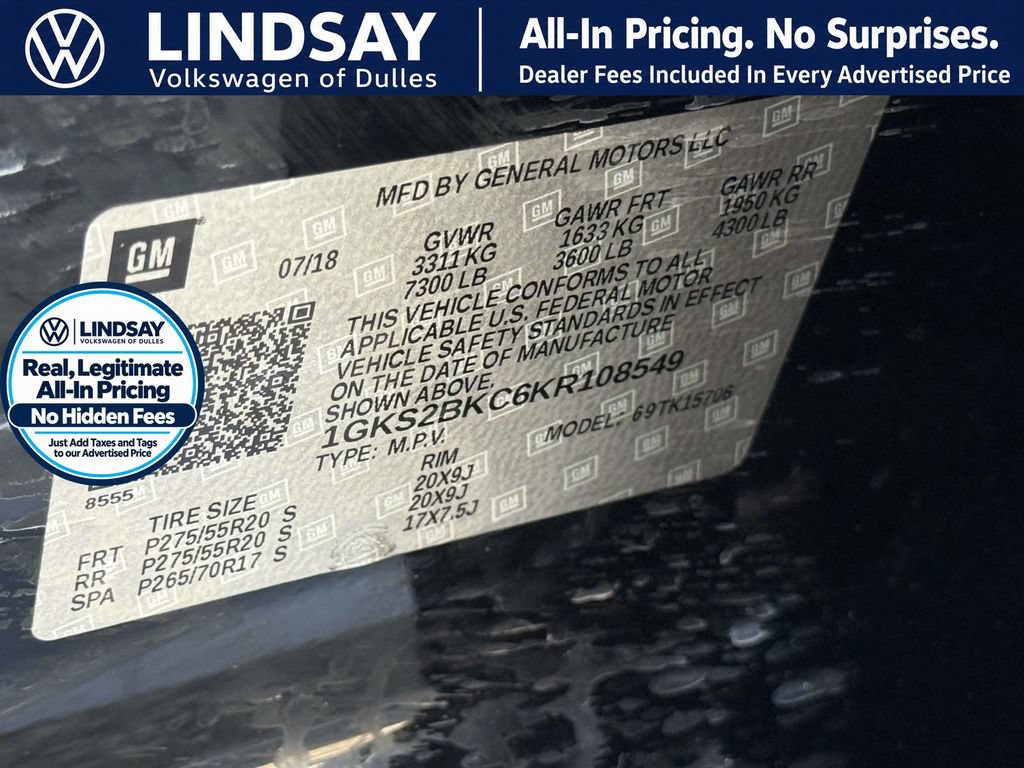 Used 2019 GMC Yukon SLT w/ Open Road Package AWD/4WD image 28