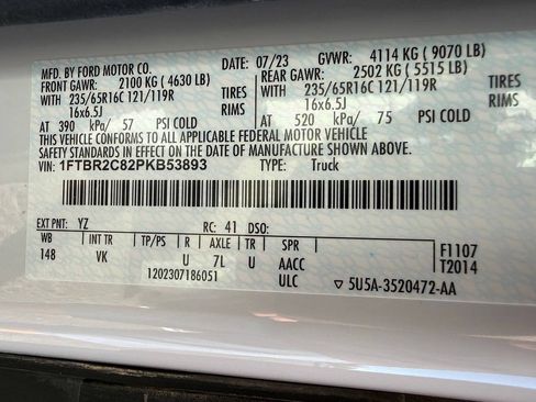 Used 2023 Ford Transit 250 Medium Roof AWD w/ Load Area Protection Package image 40