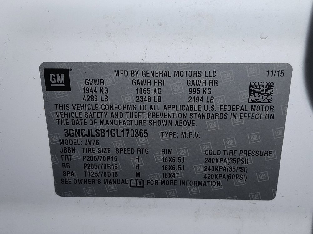 Used 2016 Chevrolet Trax LT FWD image 33