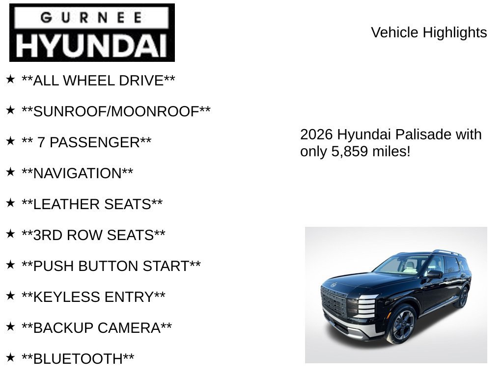 Used 2026 Hyundai Palisade Limited AWD/4WD image 7