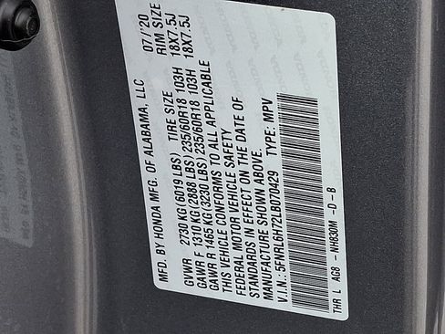 Used 2020 Honda Odyssey EX-L image 29